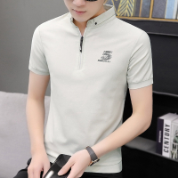 公牛欢腾2020男士短袖T恤潮牌polo衫有带领潮流男装纯棉夏天体桖翻领韩版衣服