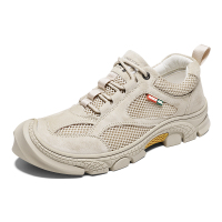 公牛欢腾2020春夏新款时尚运动轻盈厚透气拼接网面鞋男潮跑步鞋登山鞋徒步