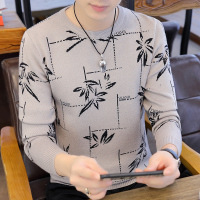 公牛欢腾2020秋冬季毛衣男士圆领韩版潮流宽松针织衫加厚款打底毛线青年上衣服