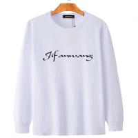 公牛欢腾2020秋季新款男士纯棉长袖卫衣服秋衣宽松肥佬胖打底衫圆领上衣男T恤