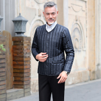 公牛欢腾2020中老年棉衣男父亲冬装外套老年人棉袄老人羽绒服男装加厚爷爷棉服