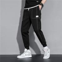 公牛欢腾2021春季束脚休闲裤男潮牌宽松运动工装裤ins百搭韩版哈伦裤子男春秋