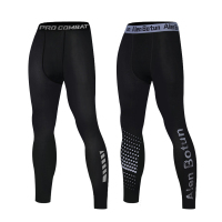 公牛欢腾2021运动紧身裤男打底夏季仿冰丝薄款跑步弹力速干高弹健身压缩篮球训练