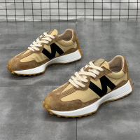 公牛欢腾2021欧洲站秋季新款松糕阿甘鞋厚底布面休闲百搭老爹鞋运动韩版潮男鞋