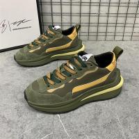 公牛欢腾2021老爹鞋男冬季年新款华夫阿甘鞋休闲百搭解构增高休闲运动男鞋