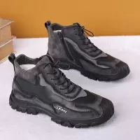 公牛欢腾2021棉鞋男冬季保暖加绒加厚真皮羊毛高帮棉皮鞋厚底防滑皮毛一体男鞋