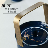 鼎亨景德镇描金整套家用水具套组茶壶功夫茶具茶杯套装家用陶瓷杯