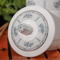 鼎亨景德镇陶瓷茶杯会议杯酒店宾馆水杯10只 办公杯家用喝茶杯子