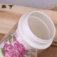 鼎亨陶瓷保温杯变色双层内胆养生杯手柄随手杯男女泡茶杯商务礼品