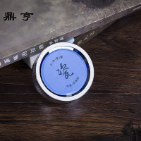 鼎亨 景德镇青花陶瓷内胆玻璃外壳茶杯 水杯 保温杯 隔热杯