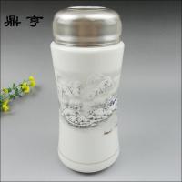 鼎亨陶瓷保温杯内胆陶瓷水杯办公杯茶杯女士水杯订制LOGO