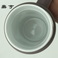 鼎亨陶瓷杯400ml不锈钢外壳陶瓷内胆男女泡茶杯