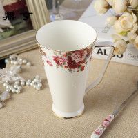 鼎亨陶瓷杯子500毫升水杯咖啡杯创意杯子情侣杯茶杯牛奶杯马克杯