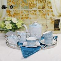 鼎亨新款11头下午茶杯咖啡具家居样板房简约现代港式欧式新古典礼