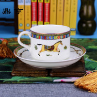 鼎亨景德镇骨瓷咖啡杯碟套装15头咖啡器具套装欧英式咖啡杯碟壶奶