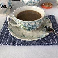 鼎亨外贸出口陶瓷餐具小鸟神秘花园英国原单咖啡杯碟茶壶套装