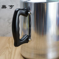 鼎亨牌铝制港式奶茶壶大号冲茶壶拉茶壶咖啡壶3L铝壶丝袜奶茶壶