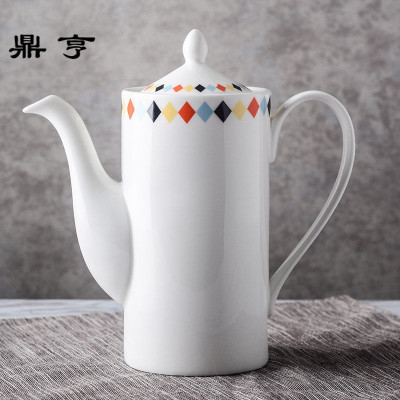 鼎亨 陶瓷咖啡壶 家用咖啡壶 凉水杯凉水壶壶 欧式茶壶