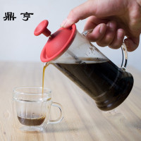 鼎亨日本进口法压壶法式滤压咖啡壶耐热玻璃过滤网茶壶咖啡杯