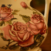 鼎亨手冲咖啡壶奶茶壶家用陶瓷咖啡壶套装欧式冷水壶煮咖啡器具凉