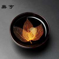 鼎亨吉州窑木叶天目盏景德镇功夫茶具建盏茶杯陶瓷茶盏茶碗主人杯