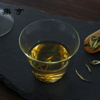 鼎亨日式若云手工耐热玻璃三才盖碗 美人披肩盖杯手抓泡茶碗 功夫