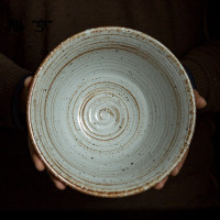 鼎亨粗陶创意家用盘子景德镇复古陶瓷餐具装饰盘糕点干果水果盘烘