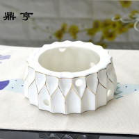 鼎亨花茶壶套装玻璃煮水果茶壶陶瓷下午茶花果茶杯茶具蜡烛加热温