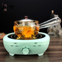 鼎亨玻璃煮茶壶 电陶炉加热烧水透明加厚耐热家用泡茶器普洱茶具