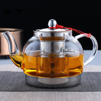 鼎亨家用玻璃泡茶壶电陶炉煮茶器耐高温黑茶普洱茶具套装加厚烧水