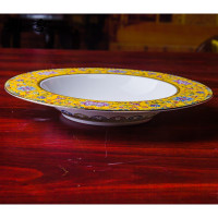 鼎亨景德镇陶瓷会所餐具汤盘菜盘摆台定制酒店定制骨瓷餐具