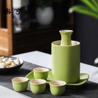 鼎亨陶瓷温酒器烫酒壶家用景德镇酒具套装日式暖酒器清酒黄酒白酒