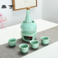 鼎亨耐高温瓷器烫酒温酒陶瓷酒具分酒器温酒壶酒杯家用一两杯小酒