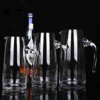 鼎亨无铅水晶玻璃红酒醒酒器ktv洋酒公杯家用带把倒酒壶果汁壶冷