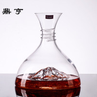 鼎亨冰山冰块醒酒器套装 欧式创意大号红酒杯高脚杯玻璃酒杯酒具6