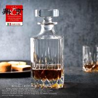 鼎亨意大利进口傲柏水晶玻璃威士忌 醒酒器 酒壶樽 酒瓶750ML