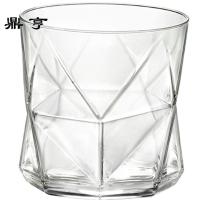 鼎亨进口家用玻璃杯少女水杯创意几何威士忌酒杯果汁泡茶杯子两只