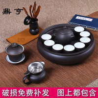 鼎亨紫砂功夫茶具套装现代家用简约潮汕整套陶瓷茶盘茶壶茶杯泡茶