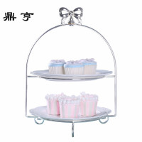鼎亨欧式创意蛋糕架托盘婚庆婚礼甜品台英式下午茶点时尚水果盘点