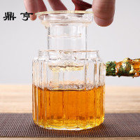 鼎亨恒铭昌玻璃茶具玻璃壶合金手柄煮茶壶耐热玻璃茶壶花茶壶泡茶