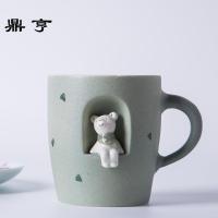 鼎亨晴天景德镇创意手工杯花茶杯马克杯