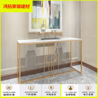 苏宁放心购现代简约大堂装饰轻奢端景台入户过道玄关桌售楼部玄关台条案 长80*宽30*高80cm 整装新款简约
