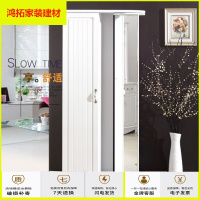 苏宁放心购简约现代书柜首饰旋转鞋柜全身穿衣镜带挂衣架的多功能收纳厅柜 白色单开85 其他新款简约