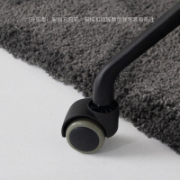 苏宁放心购电脑椅靠背简约家用书房办公转椅旋转滚轮创意ins职员办公椅 (升级版)座刹万向轮,座椅和 铝脚颜色联系客服