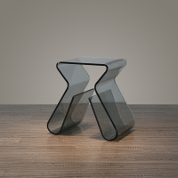 苏宁放心购设计师创意透明现代简约时尚丹麦个性茶几边几新款简约