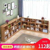 苏宁放心购简约现代书架组装置物架简易小书柜收纳储物格子柜子自由组合新款简约