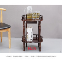 苏宁放心购棋牌室茶水架子会所茶几麻将机桌实木茶几茶水架桌沙发边几置物包新款简约