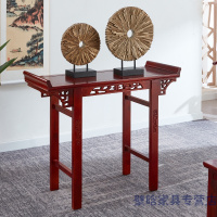 苏宁放心购供桌供台神台佛台佛桌佛案香案条案中式家用客厅翘头供奉供台仿古实木现代经济型简约供桌玄关桌 100*40*80运