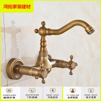 苏宁放心购仿古水龙头 欧式复古龙头 浴缸龙头 入墙龙头 可360°旋转新款简约