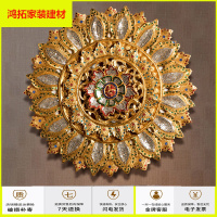 苏宁放心购东南亚刻工艺品木挂件泰式会所餐厅装饰壁挂挂件玄关木墙饰新款简约